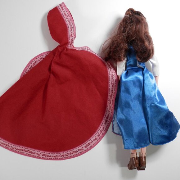 Hasbro Live Action Beauty and the Beast Belle Doll Village Dress Red Cape DIsney - Picture 7 of 10